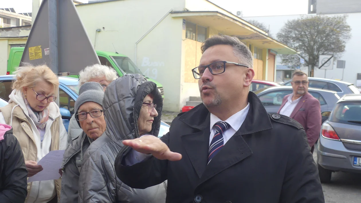 Spotkanie mieszkańców przy ulicy Skautów w Lublinie z zastępcą prezydenta