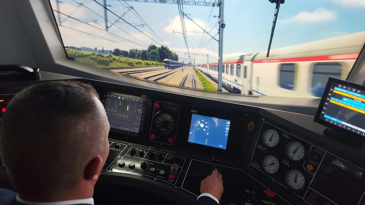 Przerobili rozbitą kabinę na symulator ekstremalnych wyzwań. Jak w Lublinie testują zimną krew maszynistów?